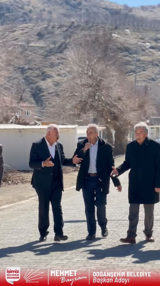 CHP Doğanşehir Belediye Başkan adayı Mehmet Bayram, Polat Mahallesi sakinleriyle bir araya geldi ve sorunlar üzerine çözüm yollarını görüştü.